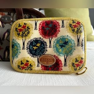 Fossil Bird Cosmetics Bag